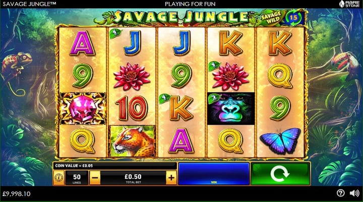 Sistema de hojitas en Savage Jungle